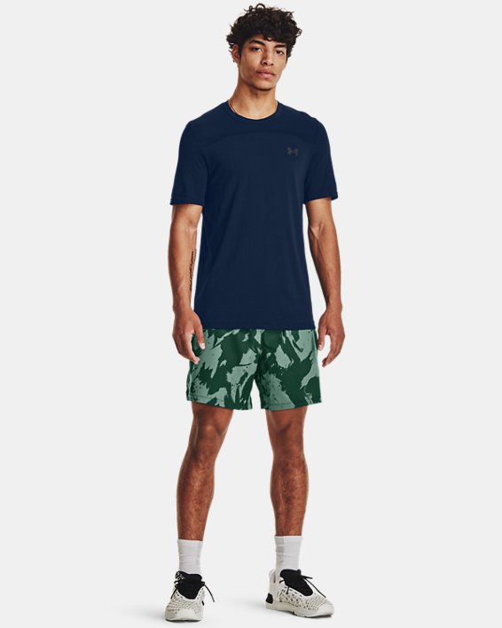 Men's UA Vanish Woven 6" Printed Shorts in Green image number 2